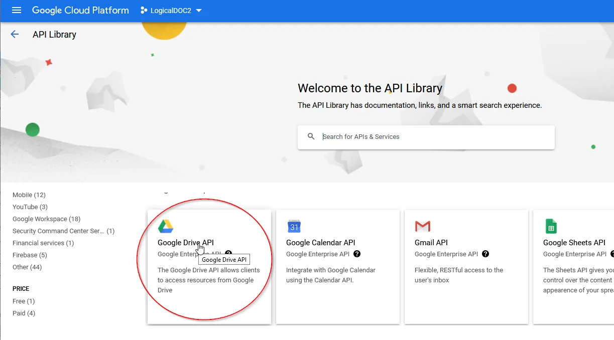 Google Drive API overview