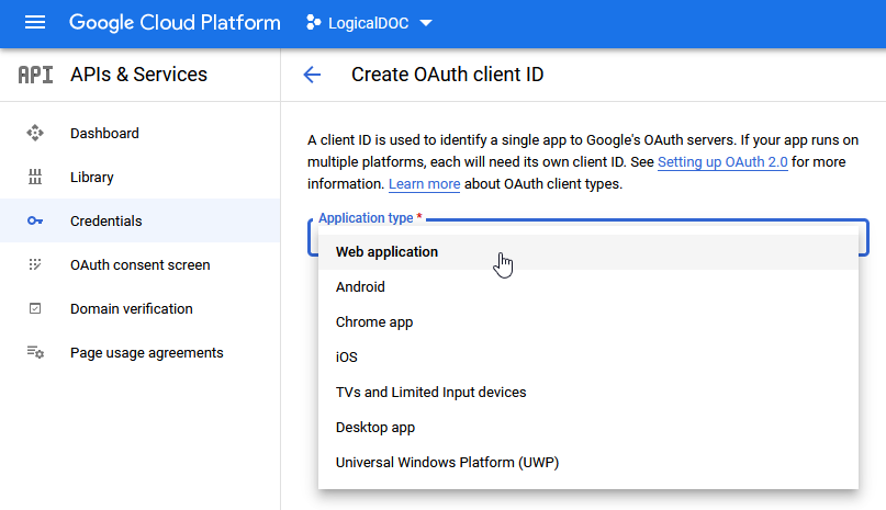 Google Drive API OAuth webapp