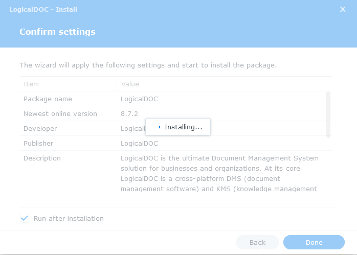 installing plex on synology