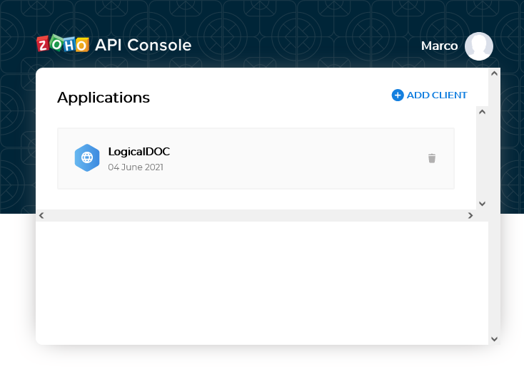 API Console
